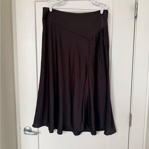Banana Republic Dark Brown A-Line Skirt
